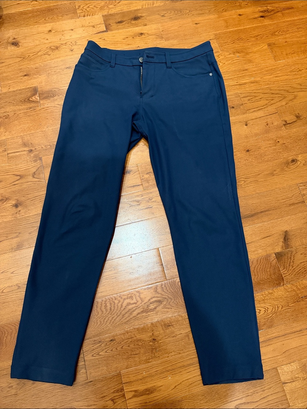 lululemon athletica Navy Men's ABC Slim-Fit 5 Pocket Pant 30L x 30W Warpstreme